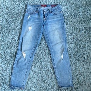Lucky boyfriend lightly distressed jeans